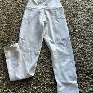 Aerie White Activewear Leggings